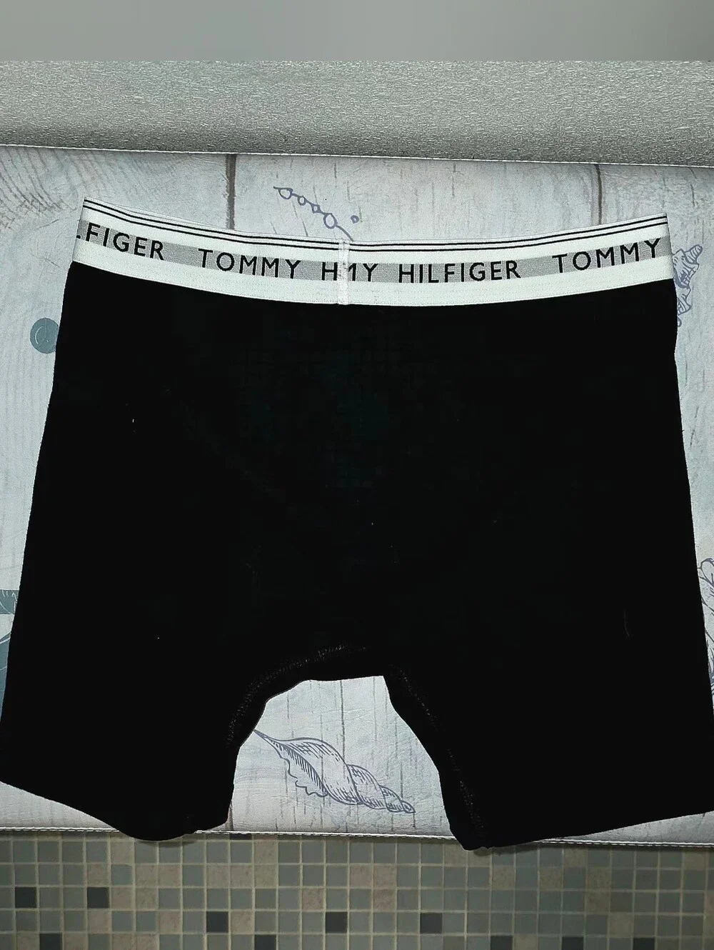 Tommy Hilfiger Mens Black Stretch Boxer Briefs